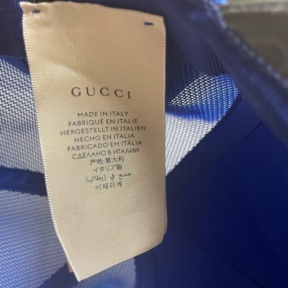 GUCCI LOVE PARADE MESH BASEBALL CAP - Picture 6 of 9